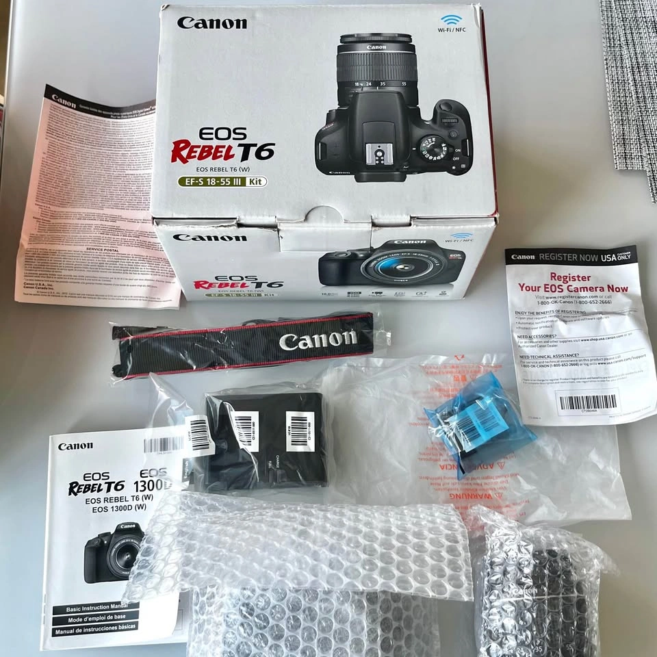 📸 Canon Rebel T6 DSLR + 18-55mm III – MINT / LIKE NEW - photo 2