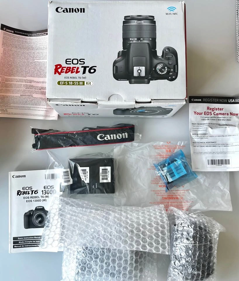 📸 Canon Rebel T6 DSLR + 18-55mm III – MINT / LIKE NEW - photo 5