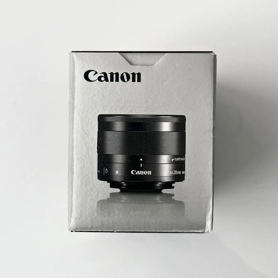 📸 Canon EF-M 28mm f/3.5 Macro IS STM – Mint + Box