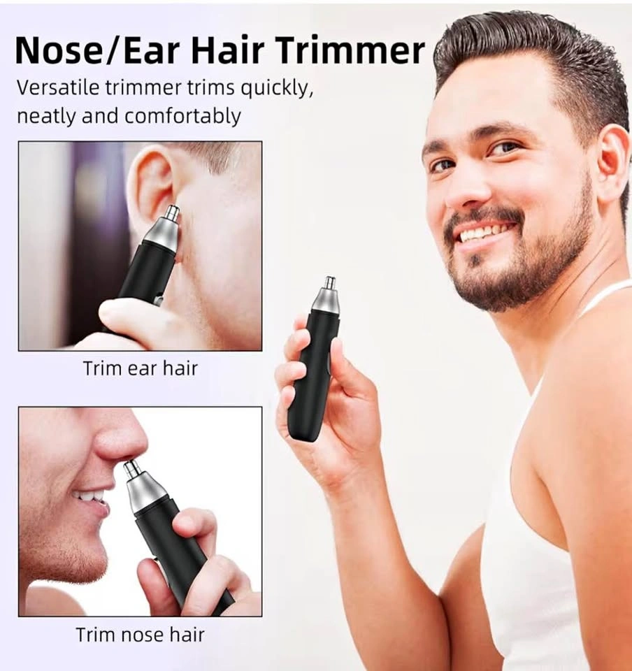 Nose Hair Trimmer Professional Painless Trimmer (Black)