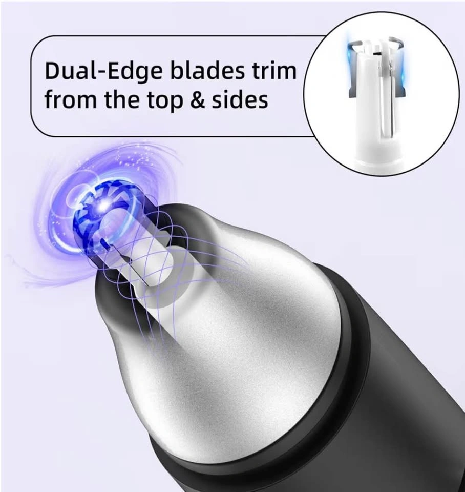 Nose Hair Trimmer Professional Painless Trimmer (Black) - photo 2