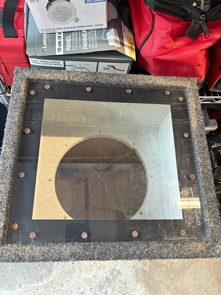 10IN ported subwoofer box