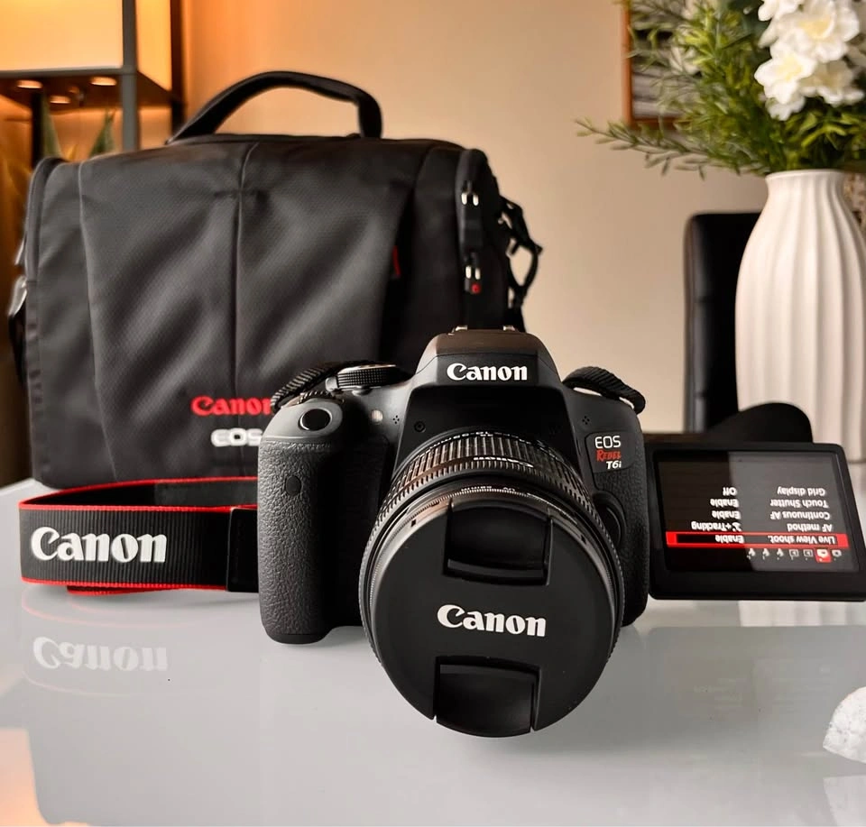 📸 Canon T6i DSLR Bundle | Wi-Fi • Flip Touchscreen • STM Lens - photo 4