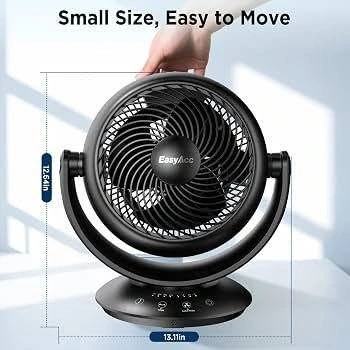 EasyAcc XD-1888FA Air Circulation Fan – Compact High-Airflow Fan - photo 3