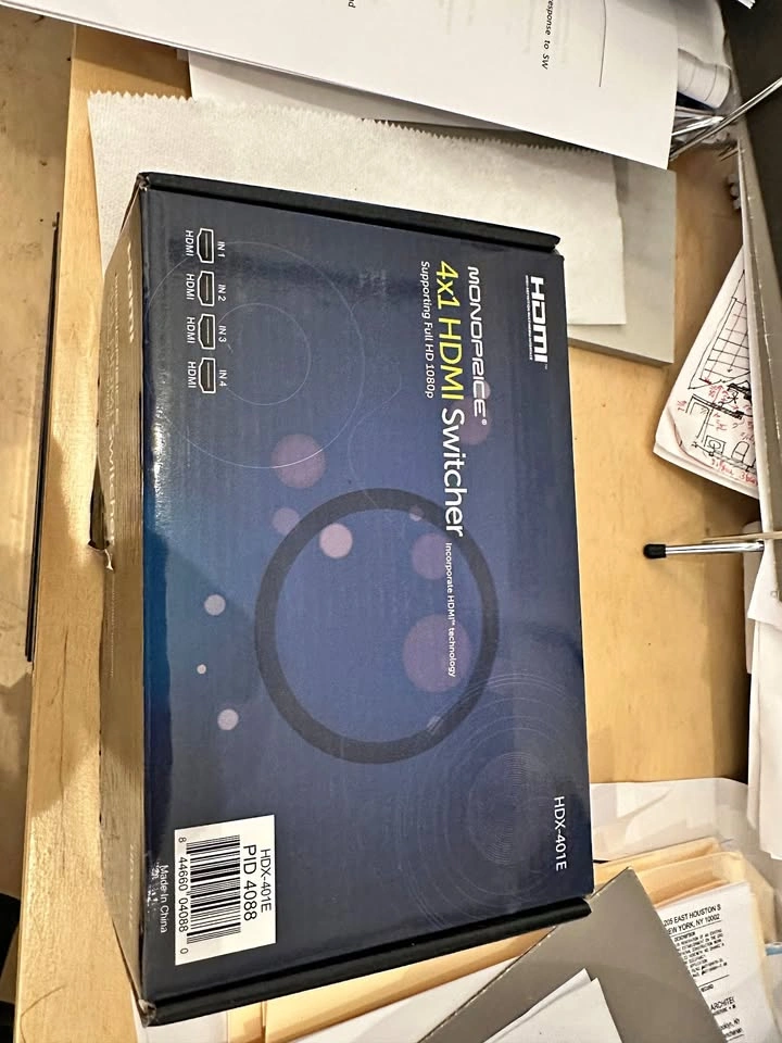 Monoprice 4x1 HDMI Switcher (HDx-401E)