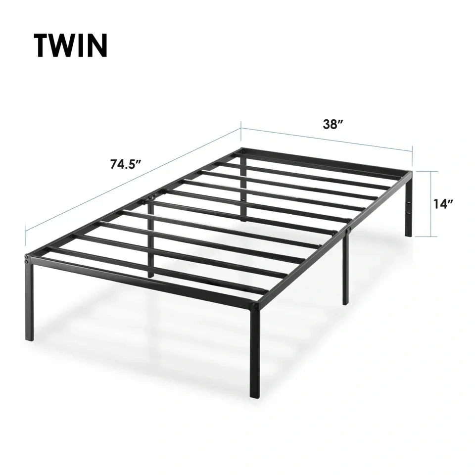 Twin Size Steel Platform Bedframe - photo 2