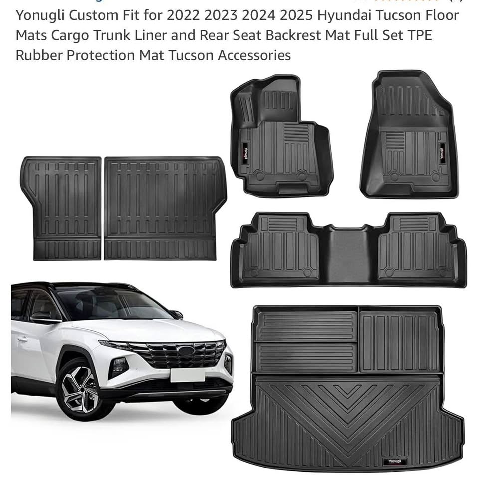 Hyundai Tucson Floor Mats & Cargo Liner (2022–2025)