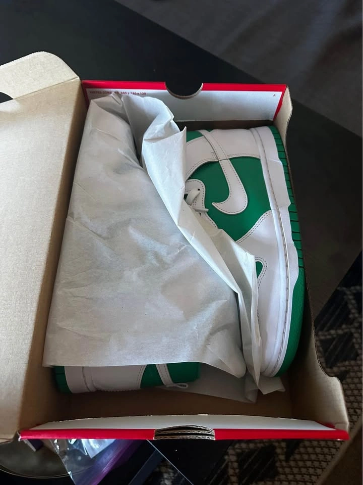 Nike Dunk Hi Retro BTTYS Stadium Green 10.5 - photo 2