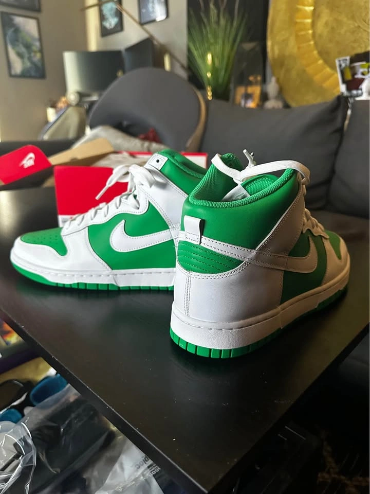 Nike Dunk Hi Retro BTTYS Stadium Green 10.5 - photo 4