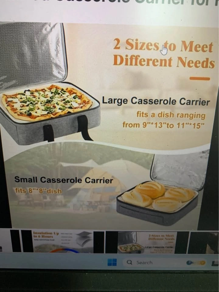 New - Insulated casserole carrier x2 - photo 2