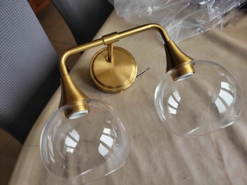 Classic 2- Light Gold Vanity Light
