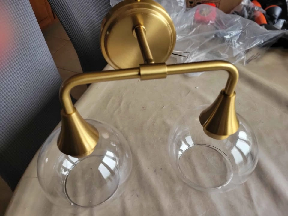 Classic 2- Light Gold Vanity Light - photo 5