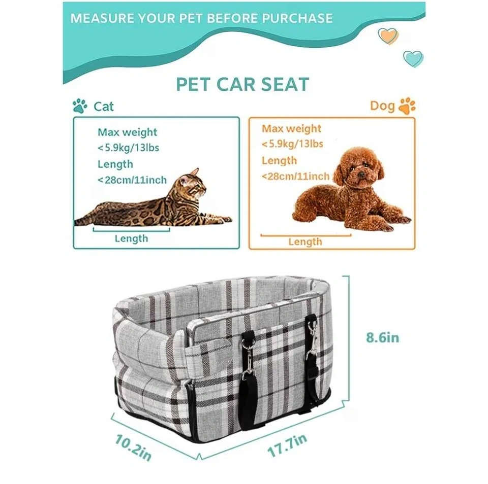 NEW Centre Console Dog Car Seat, Up to 13 lbs - photo 3