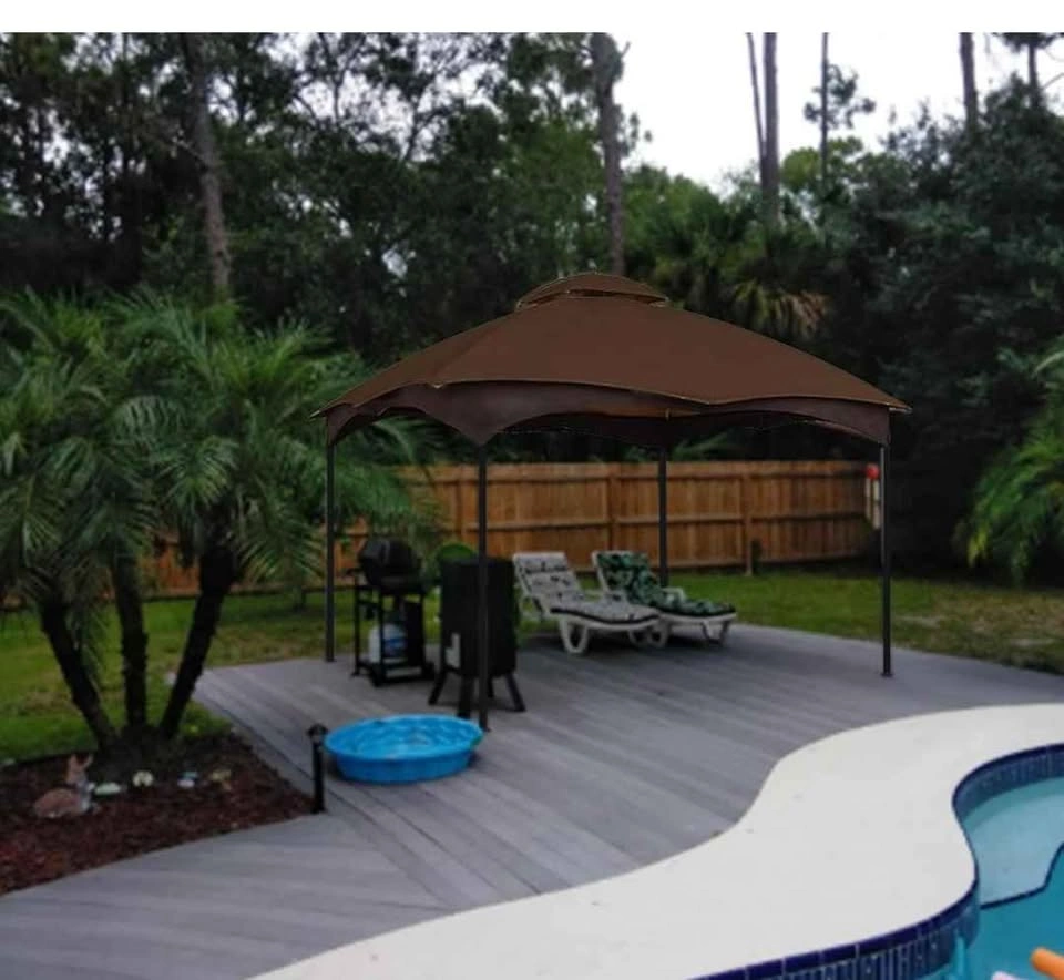 10x12 Replacement Gazebo Canopy for Allen Roth GF-12S004BTO - photo 2
