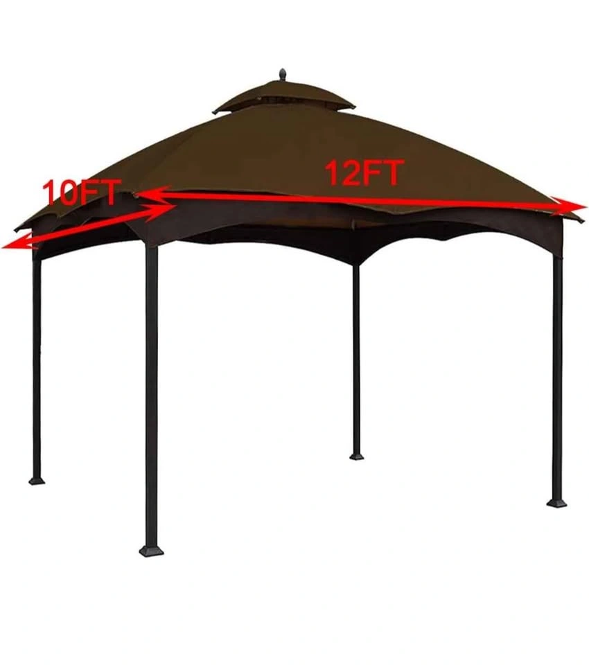 10x12 Replacement Gazebo Canopy for Allen Roth GF-12S004BTO - photo 3