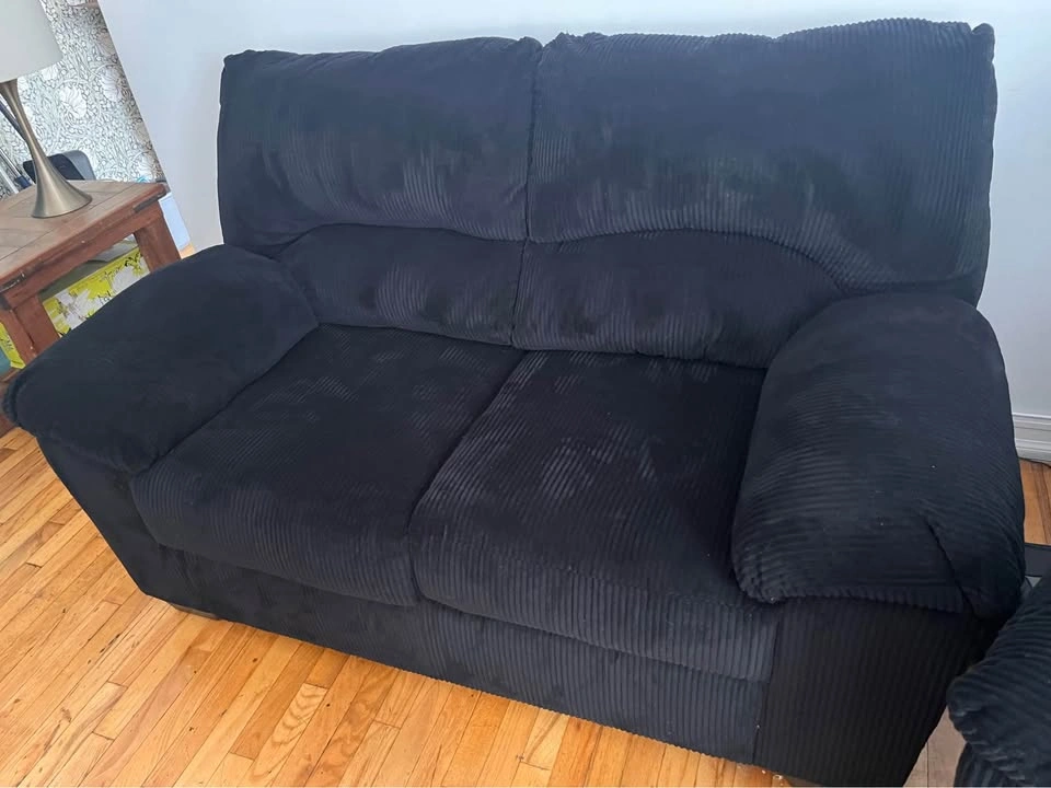 Loveseat and recliner - photo 2