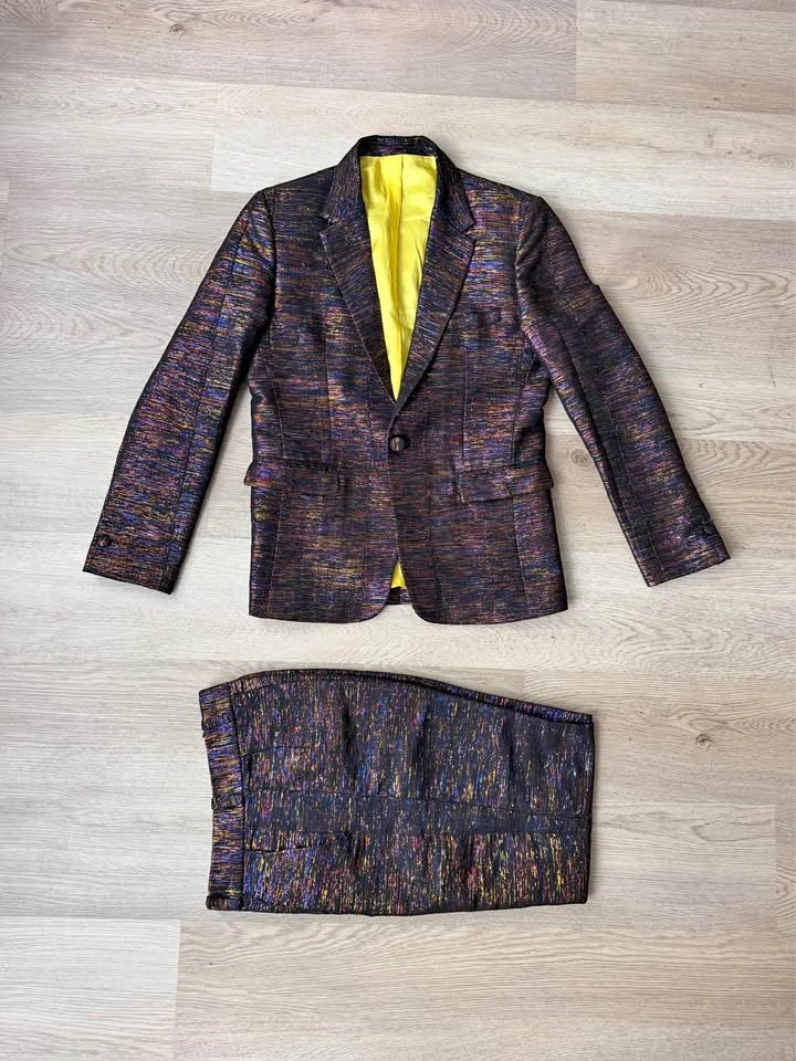 Kente Gentlemen Jazz Inspired Suit - party formal gala wedding