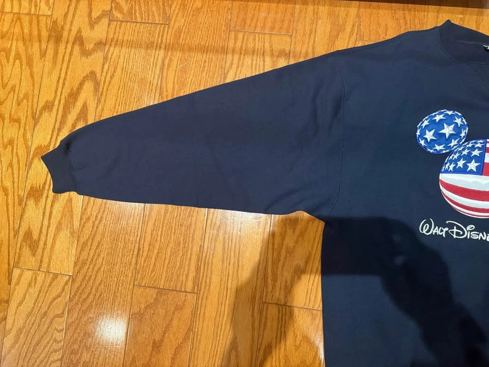 Walt Disney World American Flag Sweatshirt Size Large - photo 3