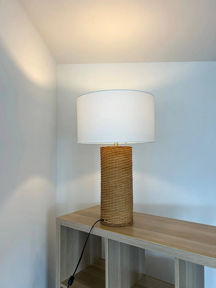 Structube TANAKE Rattan Table Lamp – 69 cm