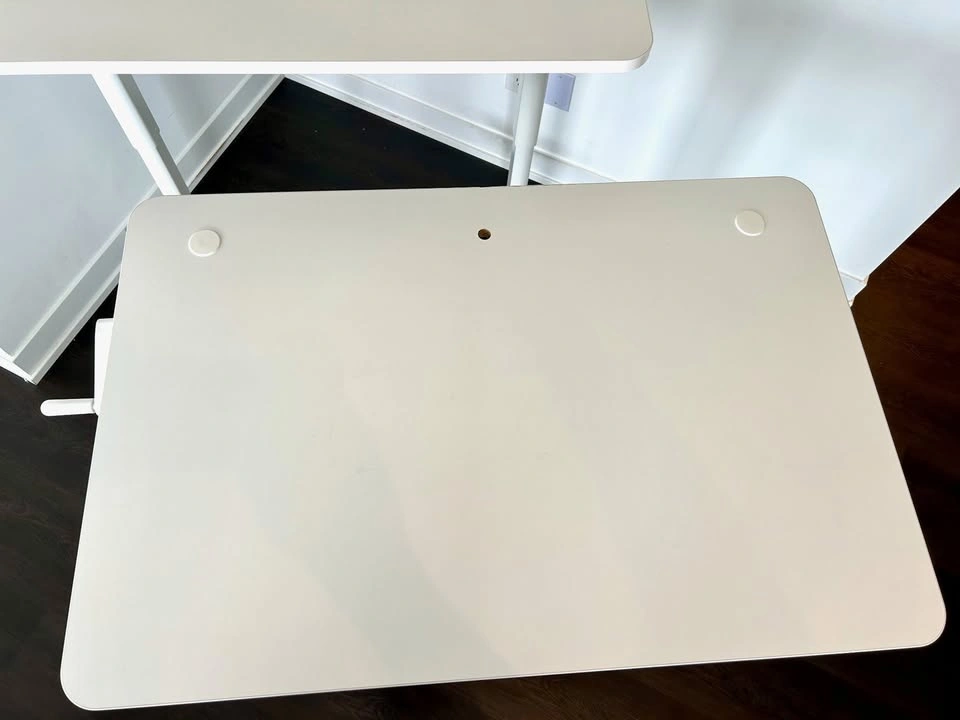 2 x IKEA RELATERA Sit/Stand Desks – White, 90 × 60 cm - photo 5