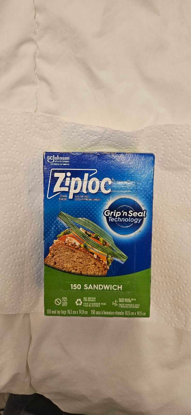Ziploc Sandwich Bags