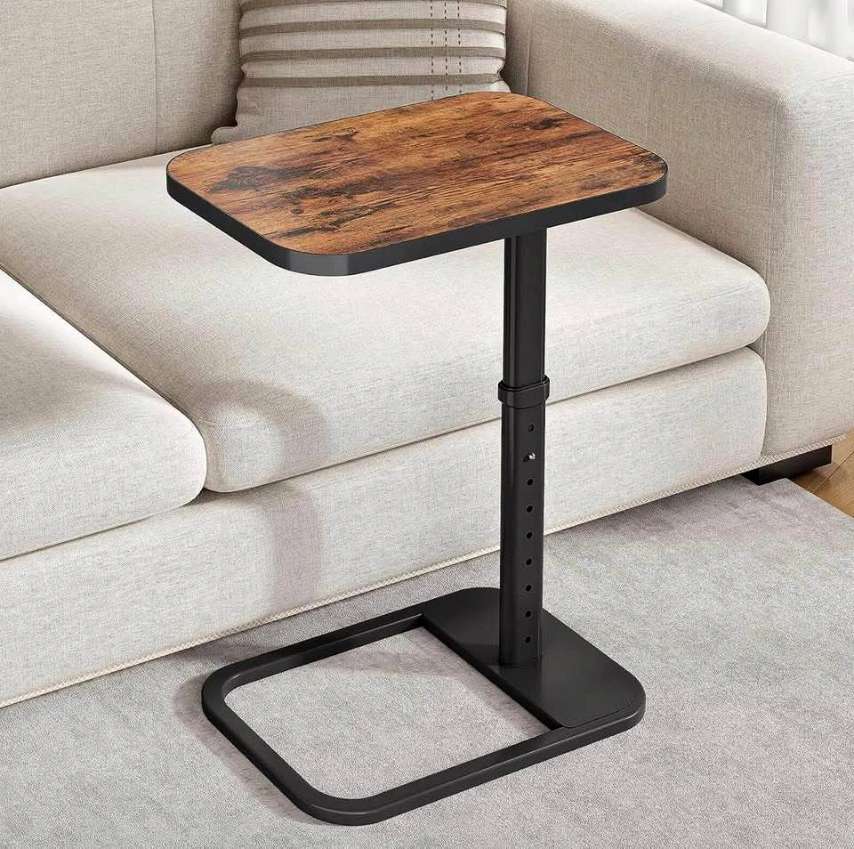 Tv tray table/ Side table / Adjustable Height & 90