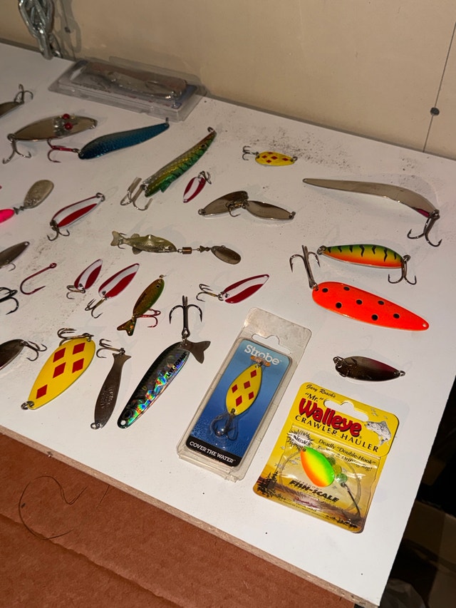 Fishing Lures, Spinners, Spoons and More!!