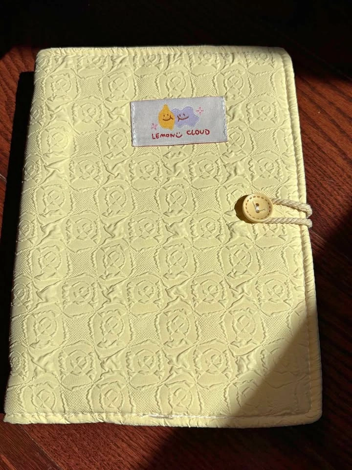 A5 Lemon Cloud 6-Ring Binder Notebook
