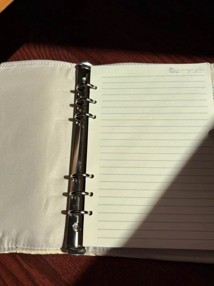 A5 Lemon Cloud 6-Ring Binder Notebook - photo 2
