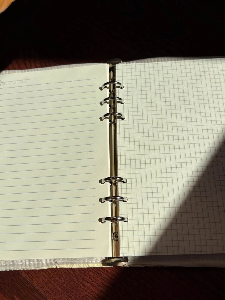 A5 Lemon Cloud 6-Ring Binder Notebook - photo 3
