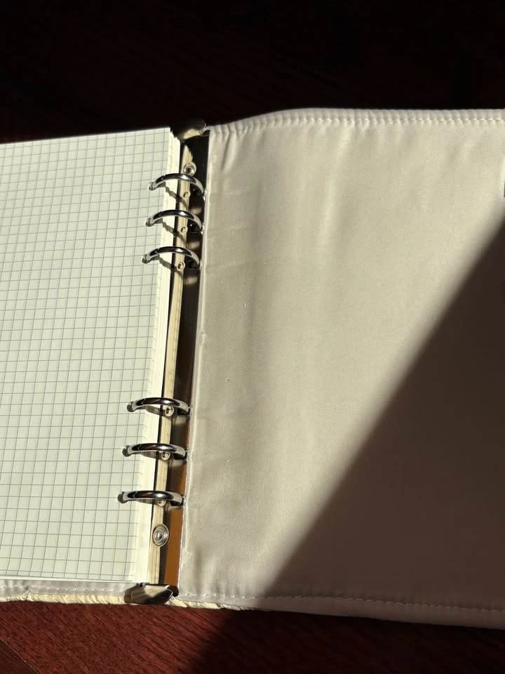 A5 Lemon Cloud 6-Ring Binder Notebook - photo 4