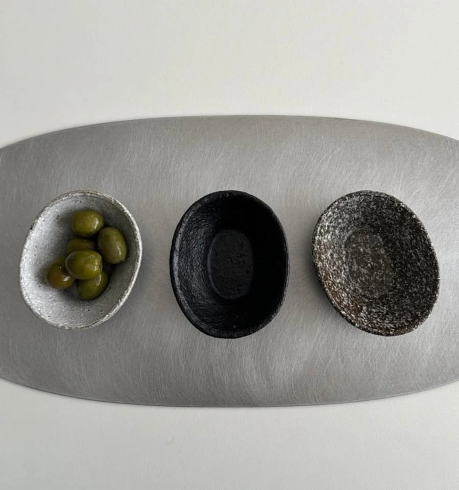 Handmade Speckled Ceramic dipping bowl - photo 4