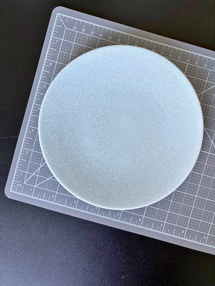 Kanesuzu Japan Speckled Blue Ceramic Plate 17.5cm