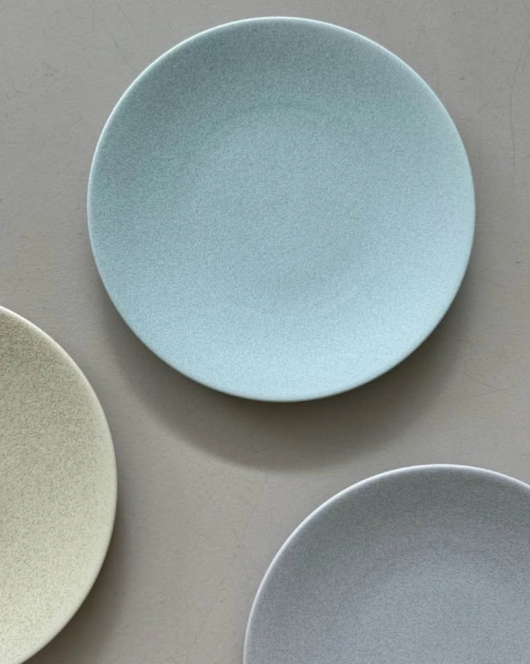 Kanesuzu Japan Speckled Blue Ceramic Plate 17.5cm - photo 5