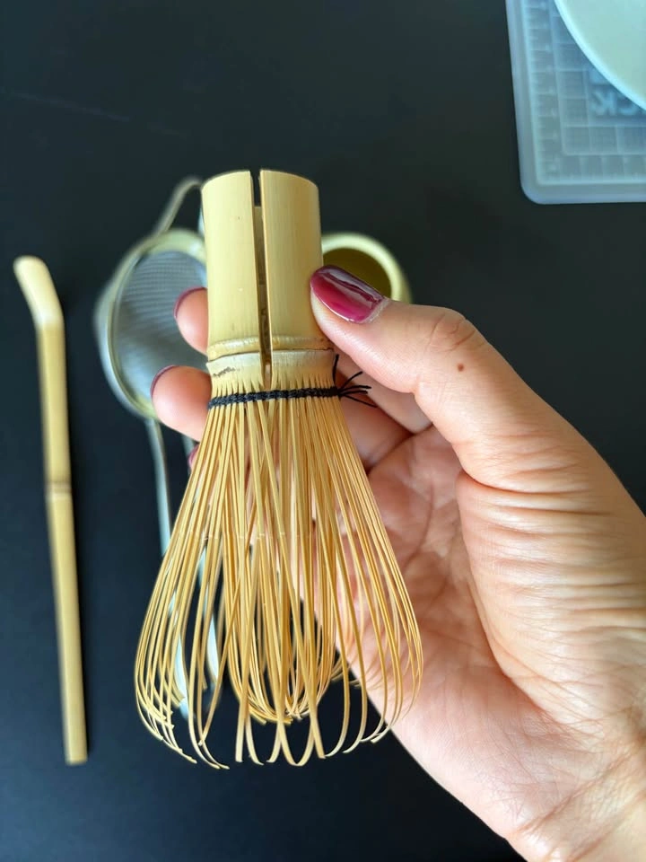 4-Piece Bamboo Matcha Whisk Set - photo 3