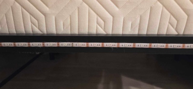Full size mattress and LED frame - photo 2