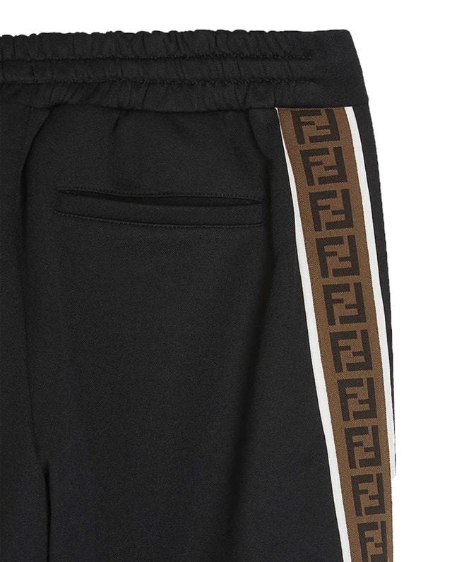 Brand New Authentic Fendi Track Pants With FF Detail