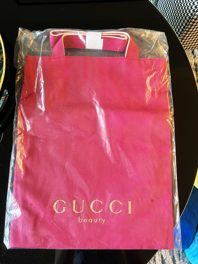 New Gucci Reversible Tote Bag PINK / BEIGE Limited Edition