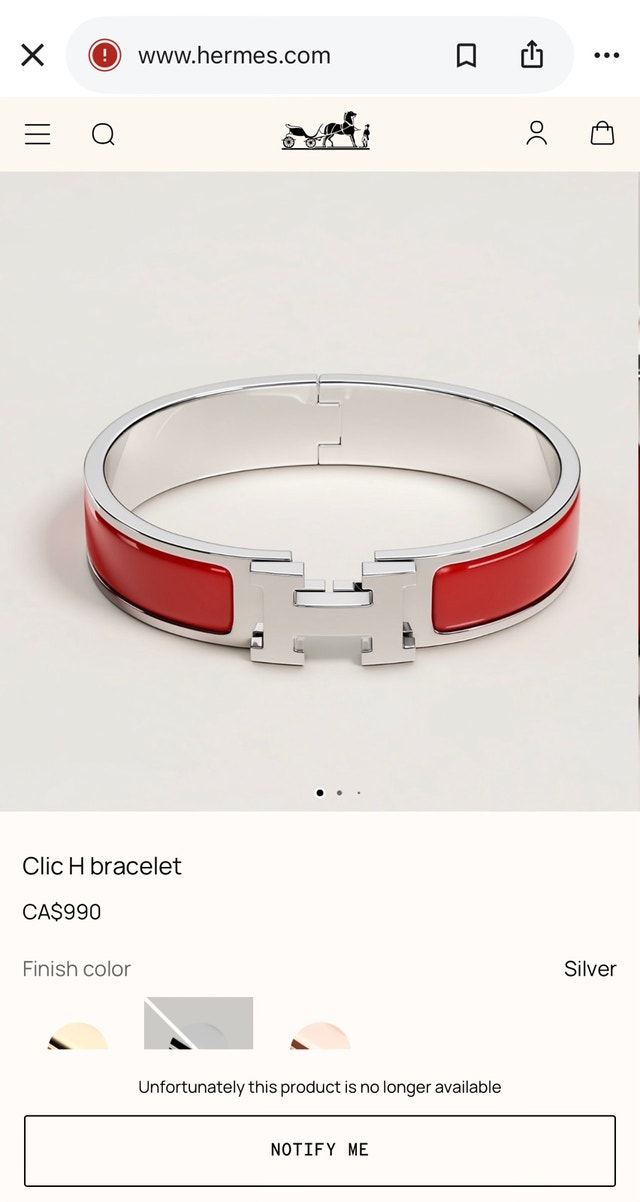 Mint condition Hermès Clic H Bracelet Full set - photo 5