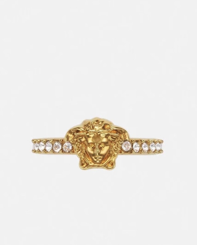 BNIB Authentic VERSACE CRYSTAL LA MEDUSA RING - photo 3