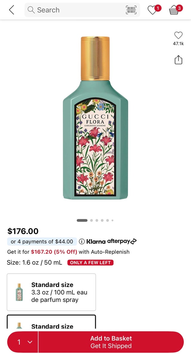 BNIB Gucci Flora Gorgeous Jasmine Eau de Parfum - photo 2