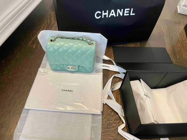 Brand New Mint condition Chanel Lambskin Square Mini - photo 2