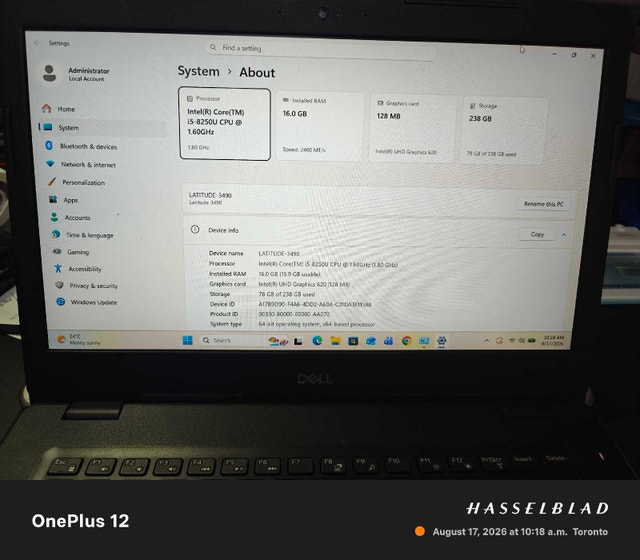 Dell Latitude 3490