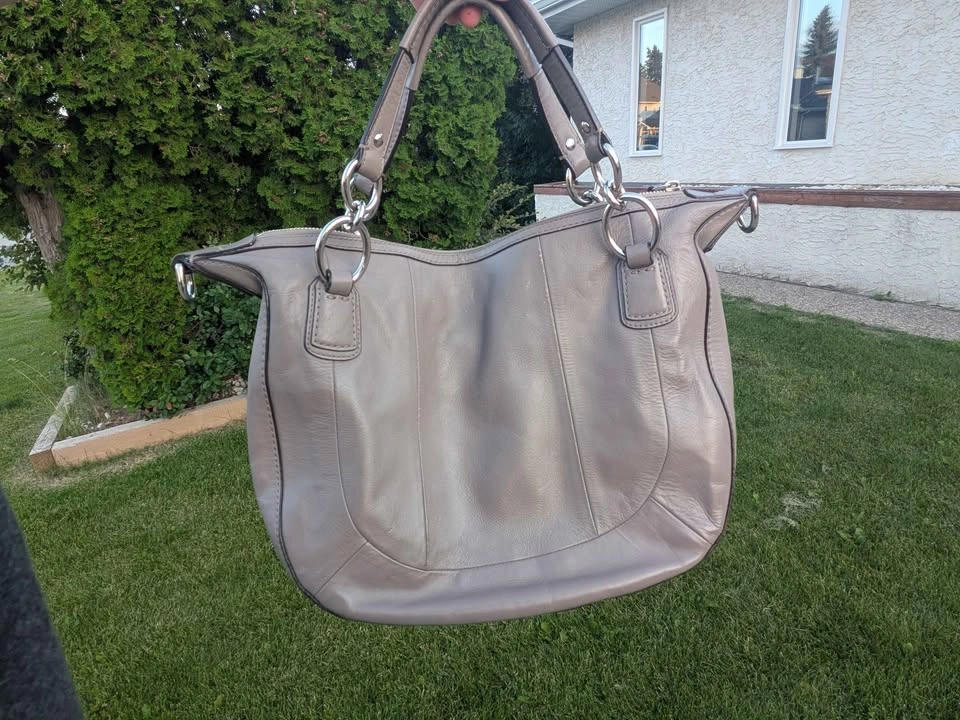 Coach Kristin Woven Leather Round Satchel / Shoulder Bag - photo 2