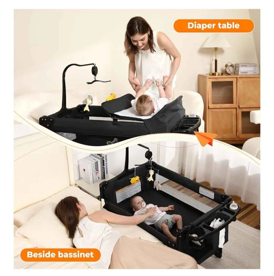 4-in-1 Portable Baby Playard, Crib, Bassinet, and Changer - photo 4