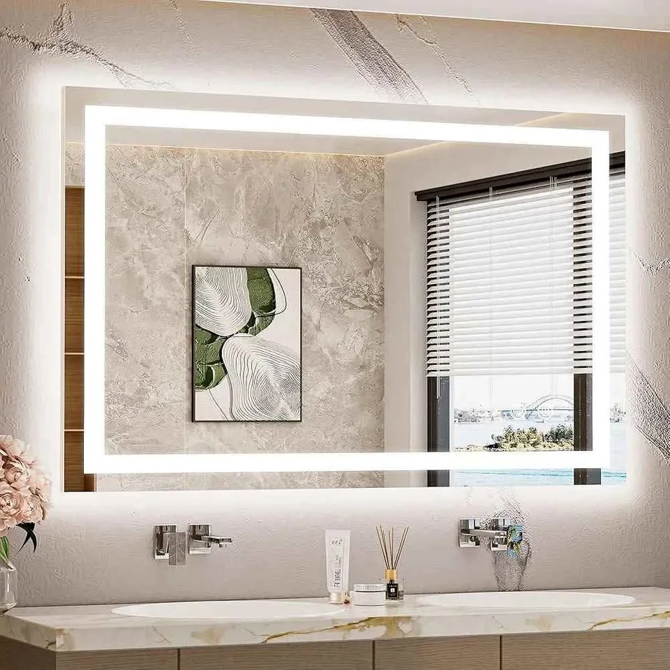 TETOTE 40 x 24 Inch Led Lighted Bathroom Vanity Mirror, NEW thumbnail