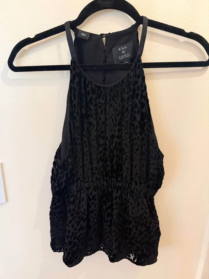 A.L.C. x Barneys New York Leopard Print Halter Top - photo 4