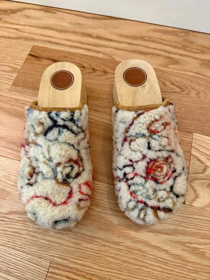Chloé Joy Shearling Clogs