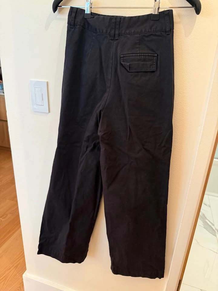 Whistles Black Wide-Leg Trousers - photo 2