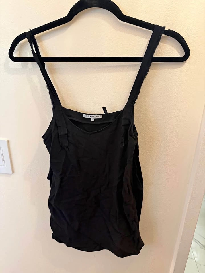 Helmut Lang Black Tank Top
